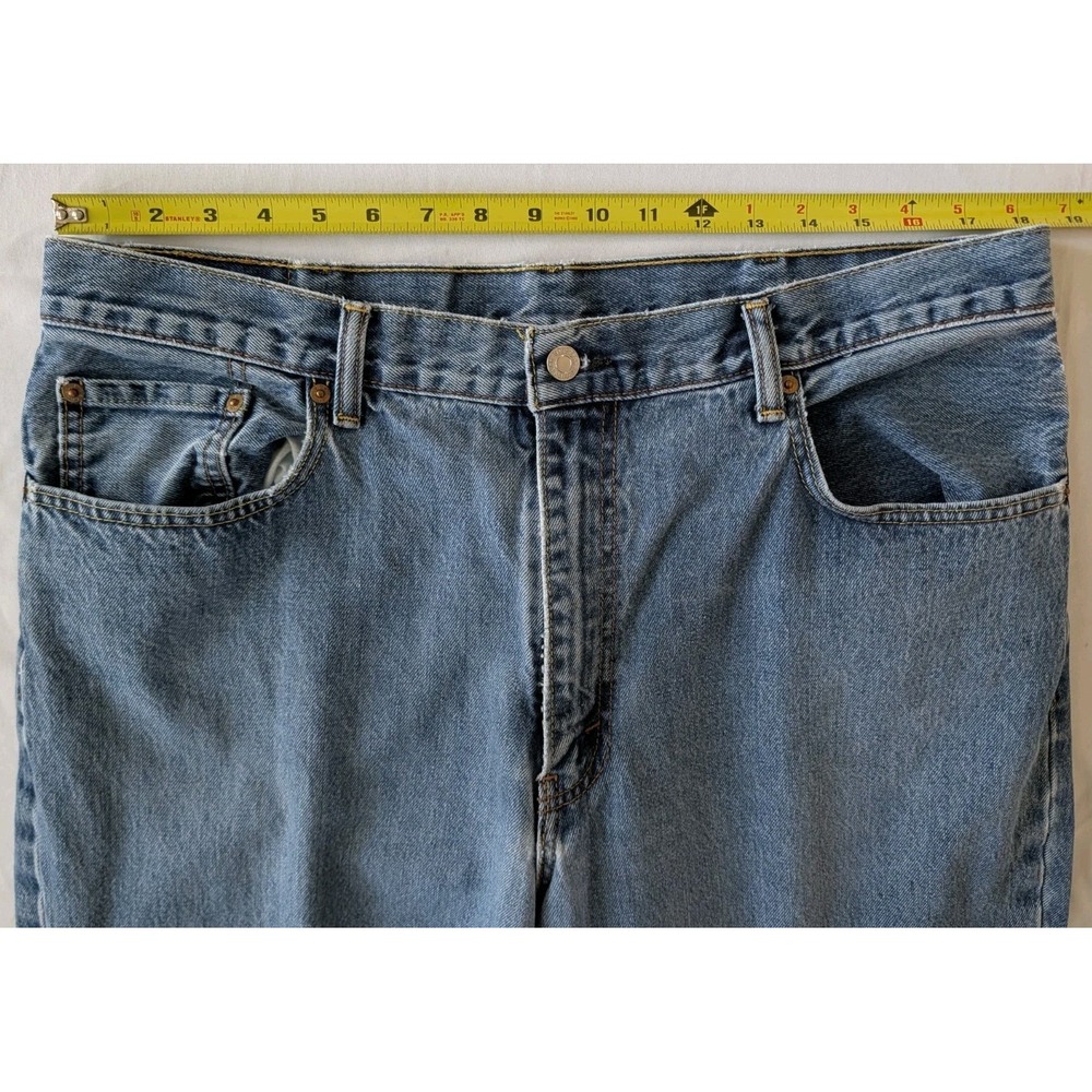 Levi's 560 Loose Fit Comfort Tapered Blue Denim Jeans Men's 38x30 Medium Wash - Picture 10 of 12